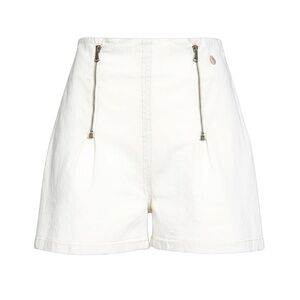 Souvenir White Jean Shorts